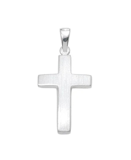Anhänger Kreuz aus Silber Kettenanhänger aus massiv 925 Sterlingsilber