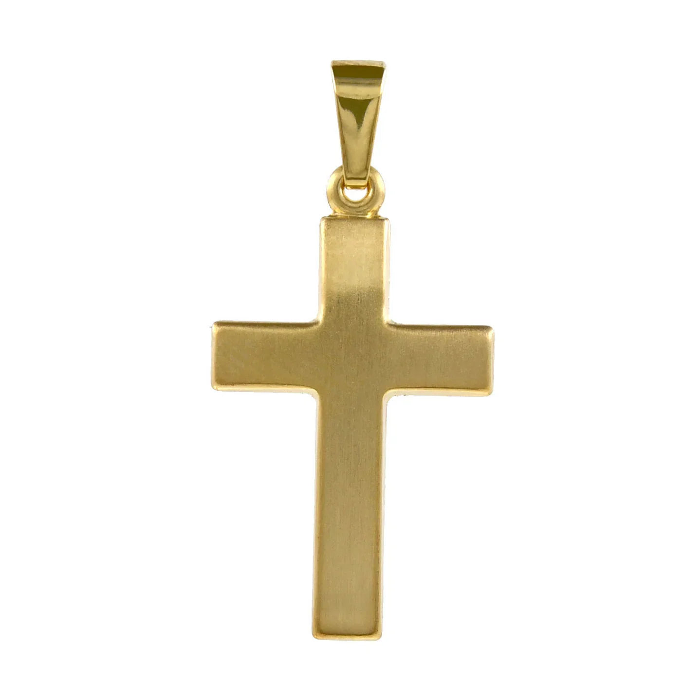 Gold Anhänger Kreuz  mit Goldkette massiv 333 - 8 Karat Gold