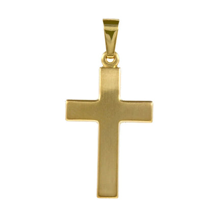 Gold Anhänger Kreuz  mit Goldkette massiv 333 - 8 Karat Gold