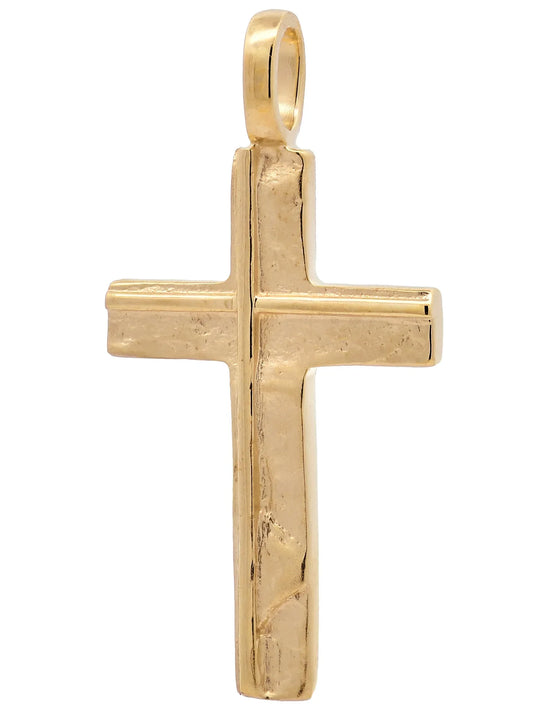 Kettenanhänger Gold Anhänger Kreuz  massiv 333 - 8 Karat Gold
