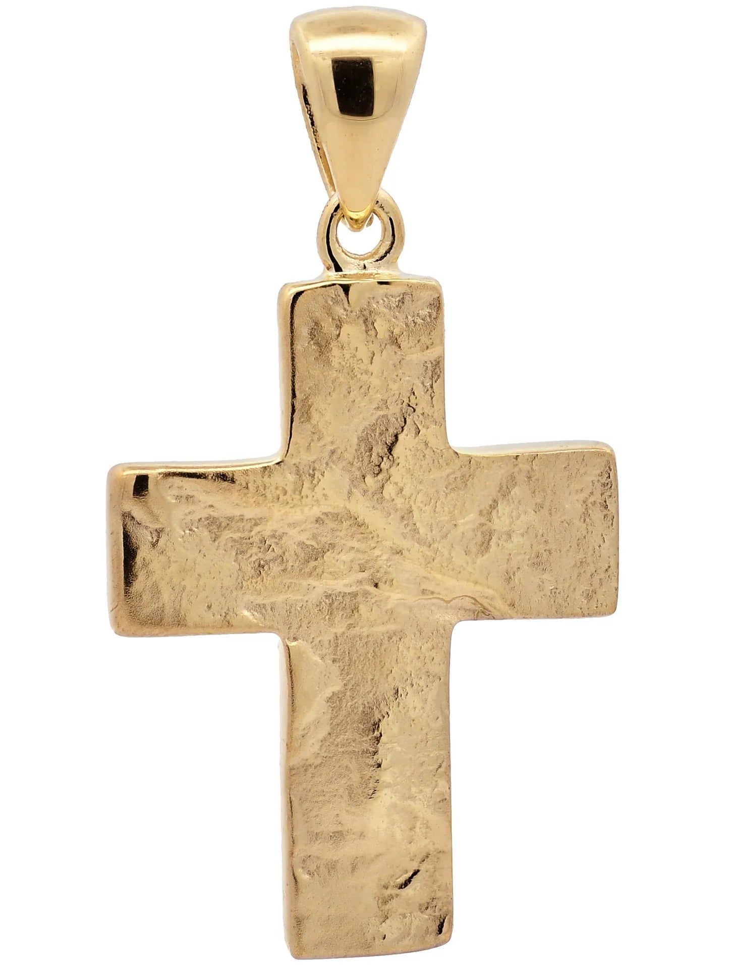 Kettenanhänger Gold Anhänger Kreuz  massiv 333 - 8 Karat Gold