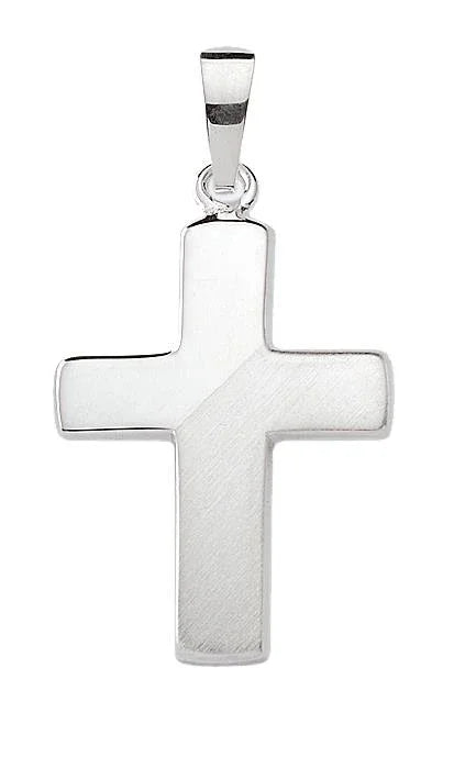 Anhänger Kreuz  925 Silber rhodiniert