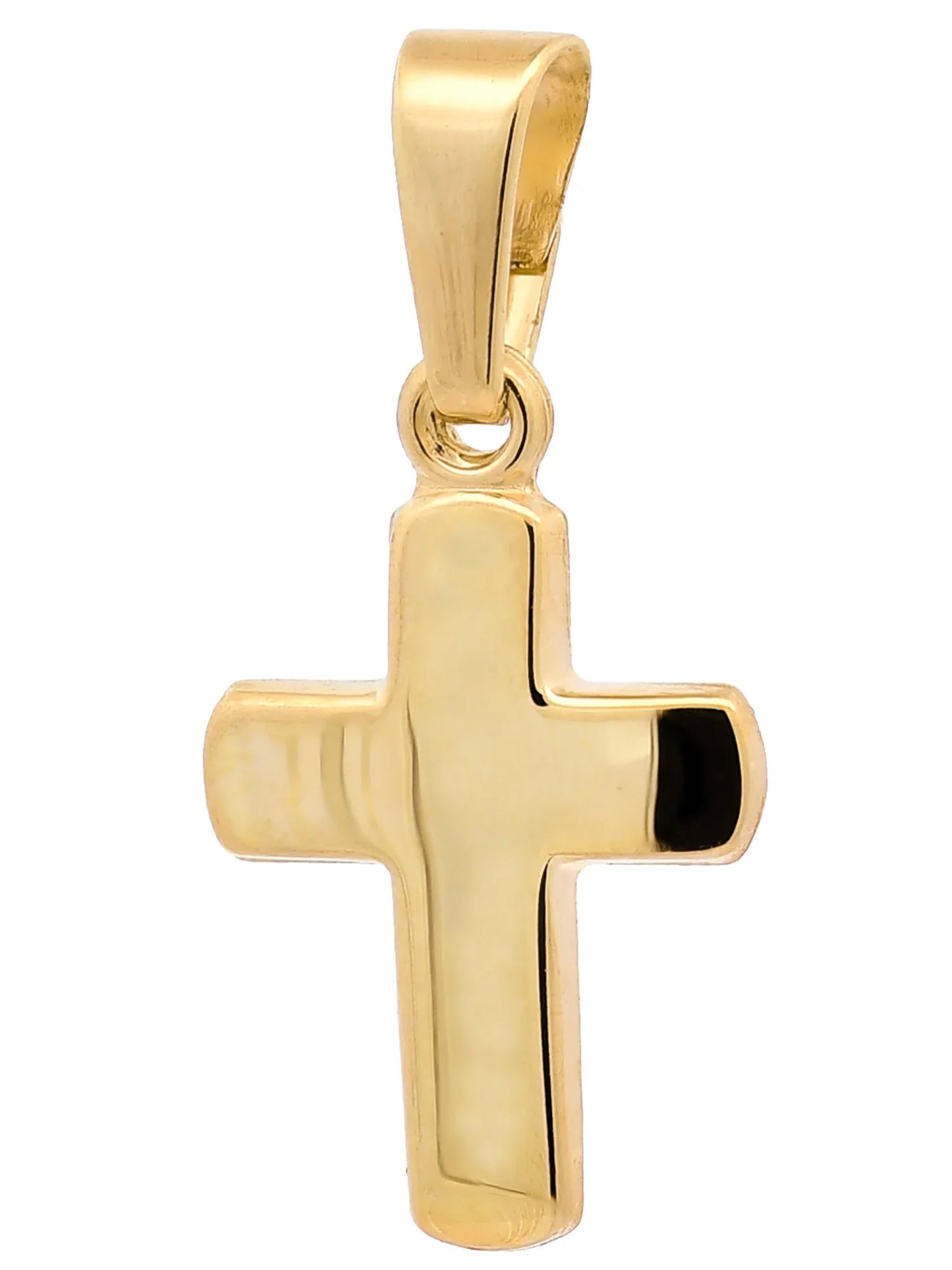 Kettenanhänger Gold Anhänger Kreuz  massiv 333 - 8 Karat Gold