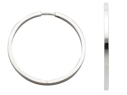 Creolen   925 Silber rhodiniert