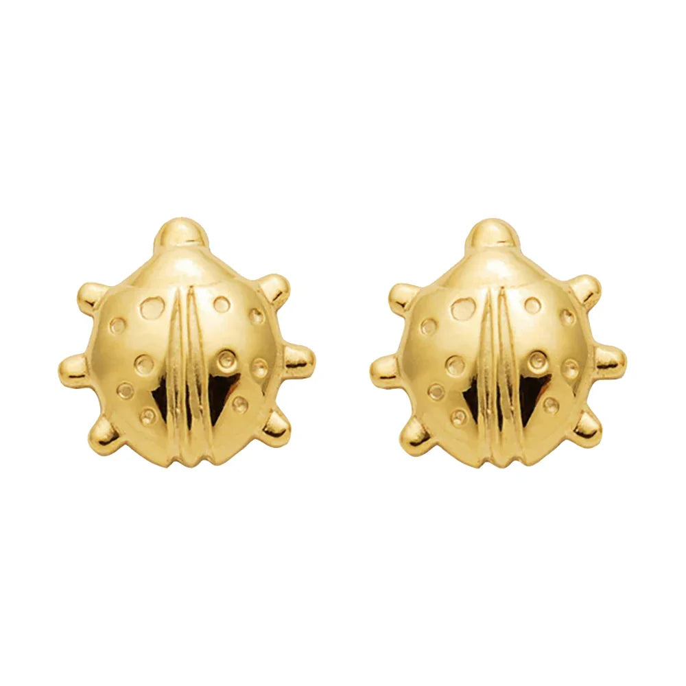 Ohrstecker Marienkäfer aus 333 8 kt Gold