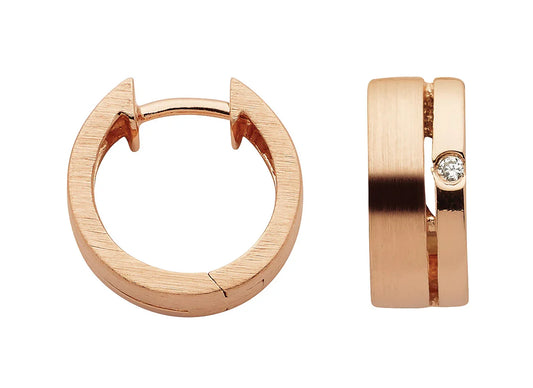 Sortiment Creolen  Zirkonia 925 Silber rosegold vergoldet