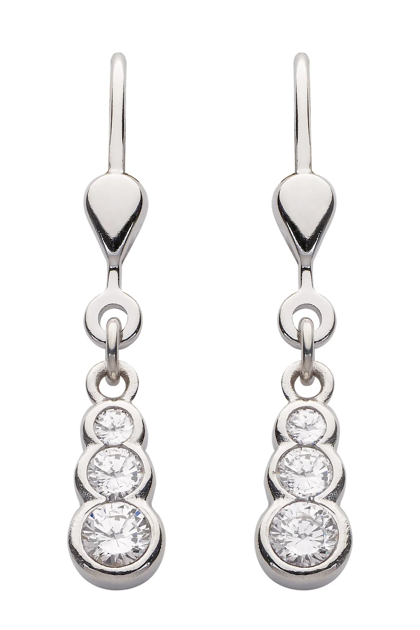 Sortiment Ohrschmuck  Zirkonia 925 Silber rhodiniert