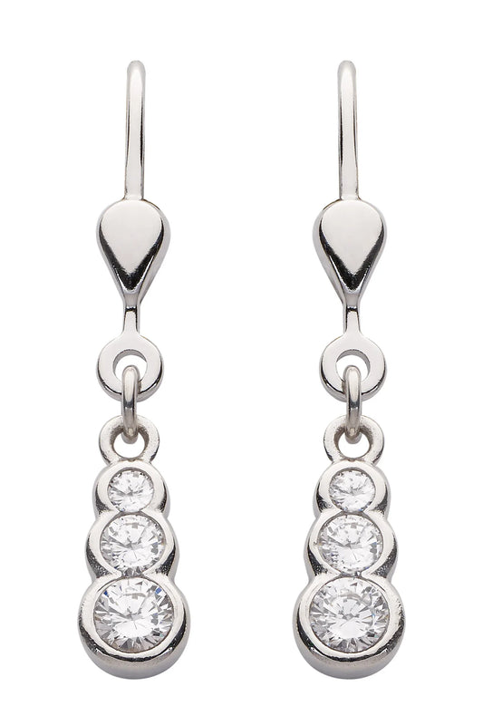 Sortiment Ohrschmuck  Zirkonia 925 Silber rhodiniert