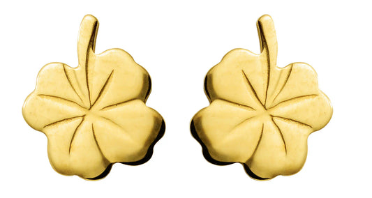 Ohrstecker Kleeblatt  333 Gelbgold