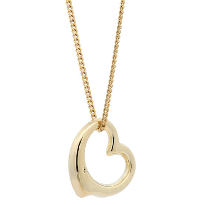 Anhänger Herz massiv 333 -8 Karat Gold mit vergoldeter Silberkette