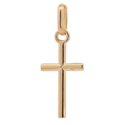 Goldkette Anhänger Kreuz mit Halskette 1,1 mm massiv 333 -8 Karat Gold