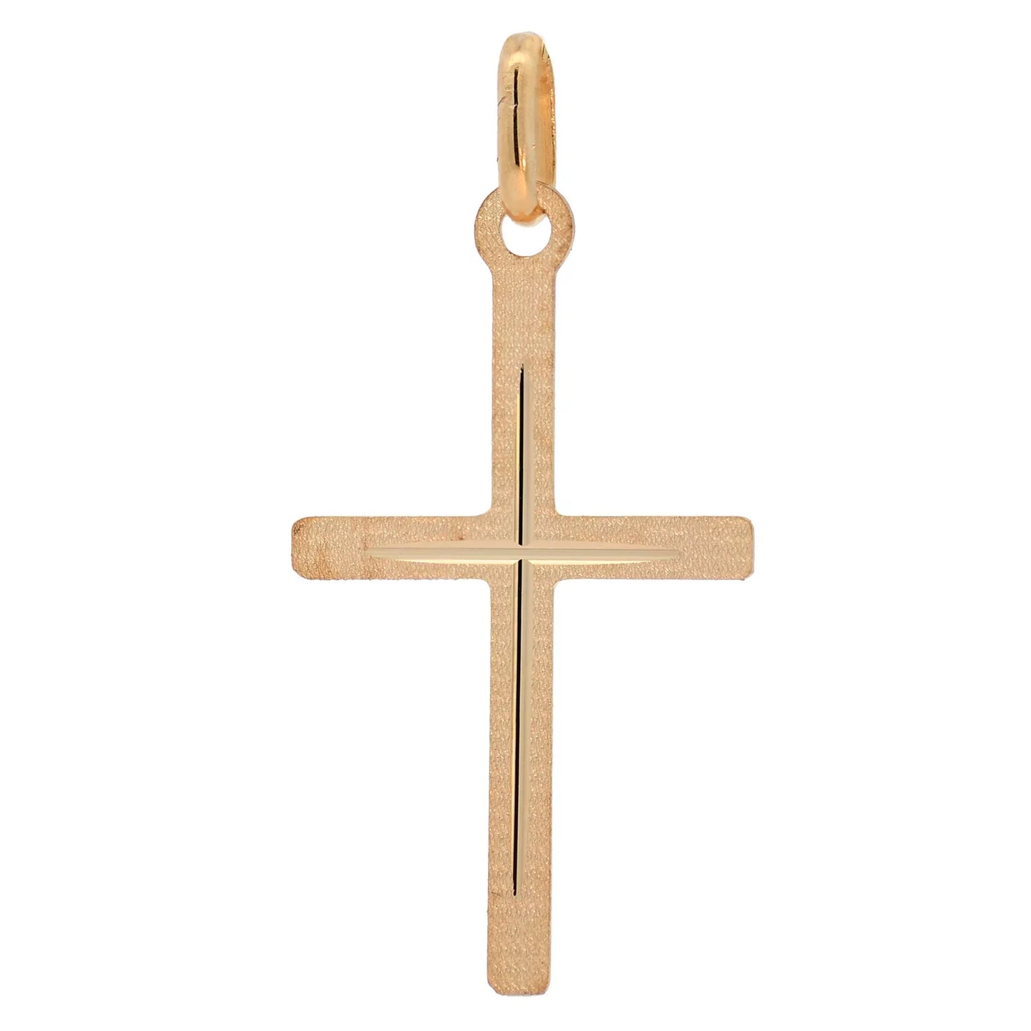 Anhänger Kreuz 333 - 8 Karat Gelbgold