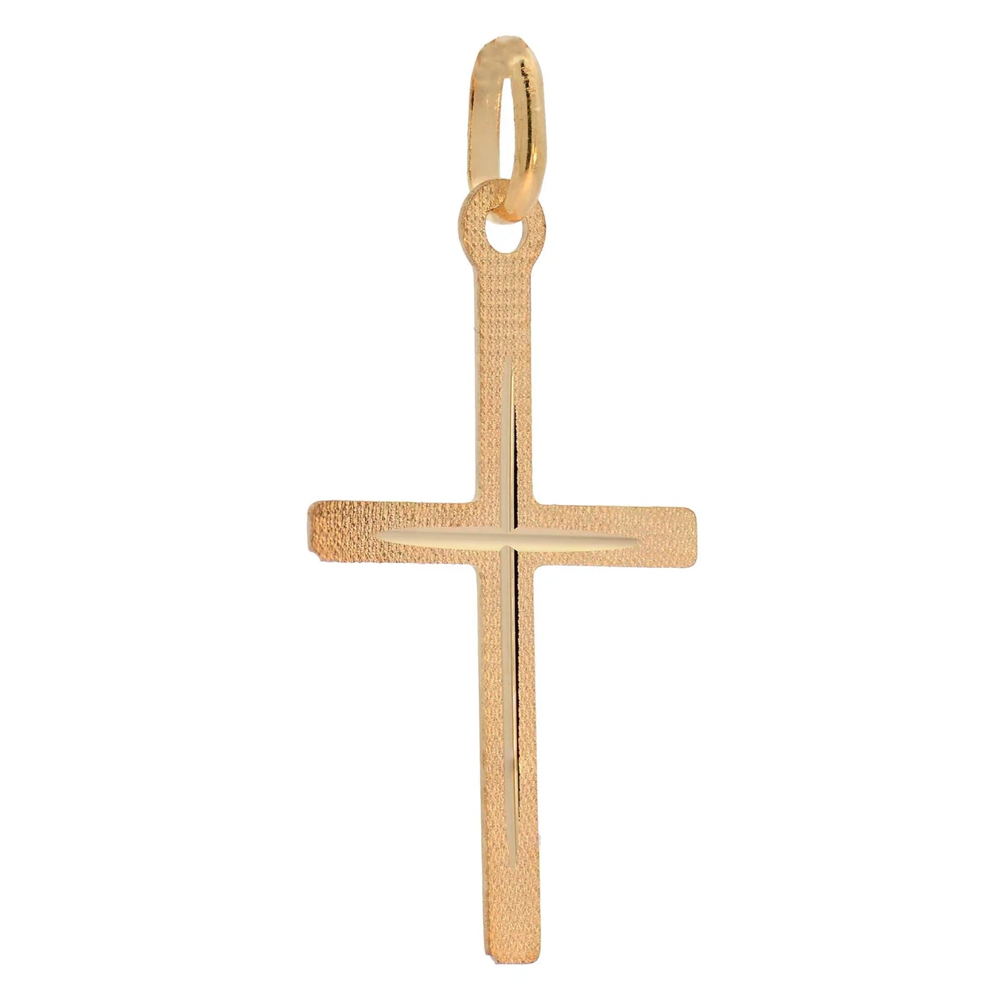 Anhänger Kreuz 333 - 8 Karat Gelbgold