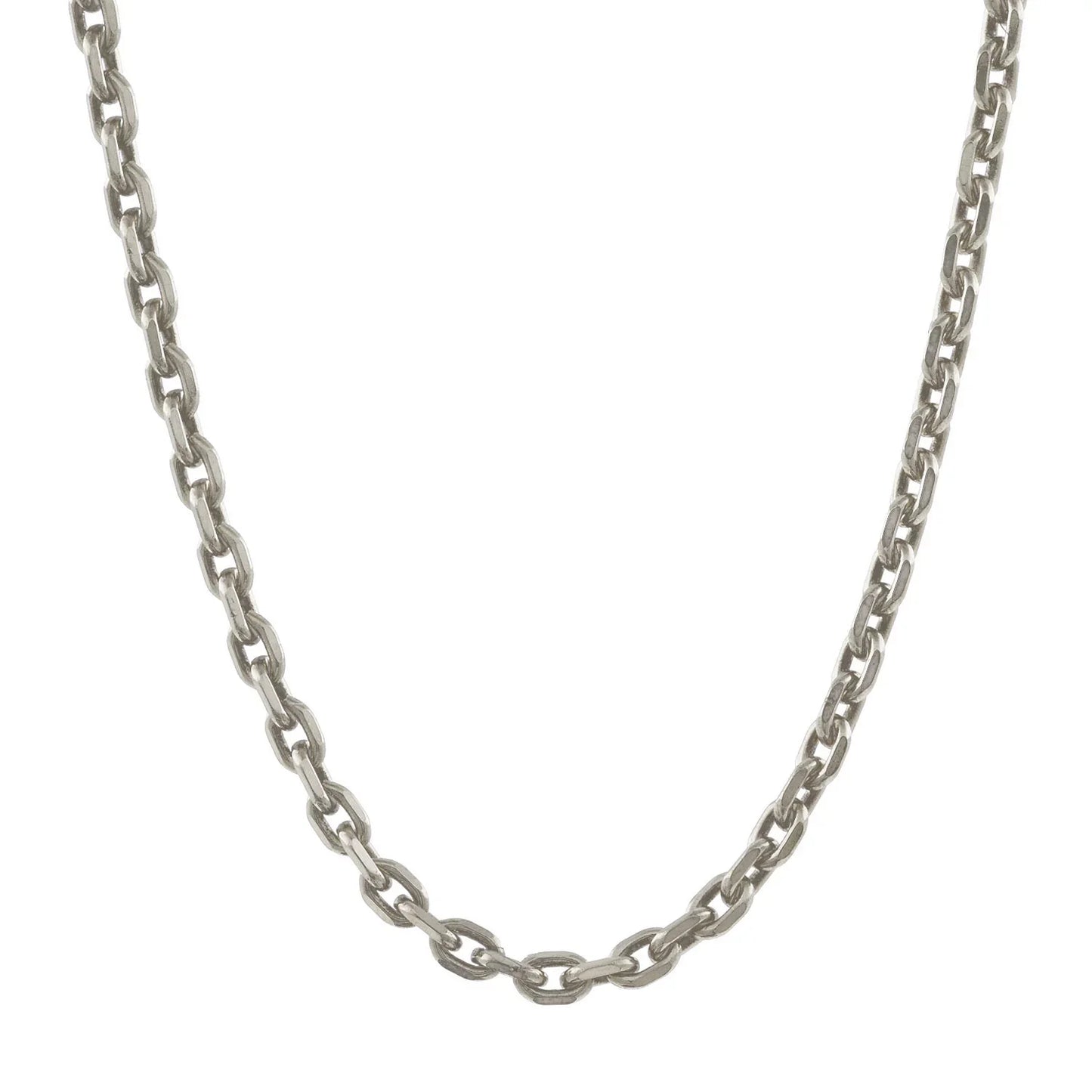 Ankerkette diamantiert Halskette Breite 1,2 mm - 925 Sterlingsilber