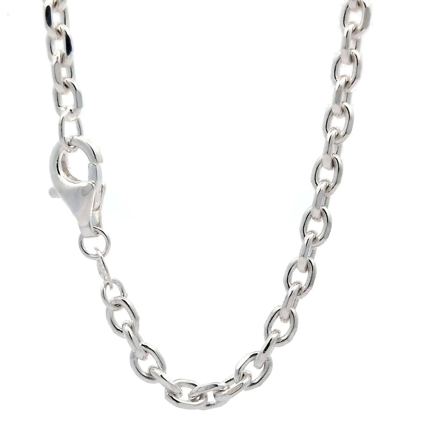 Silberkette Ankerkette diamantiert Halskette 3,0 mm massiv 925 Silber