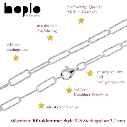 Silberketten Halsketten - echt 925 Sterlingsilber - Made in Germany