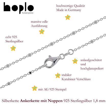 Silberketten Halsketten - echt 925 Sterlingsilber - Made in Germany
