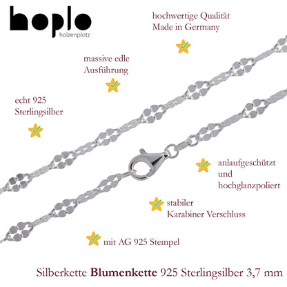 Silberketten Halsketten - echt 925 Sterlingsilber - Made in Germany