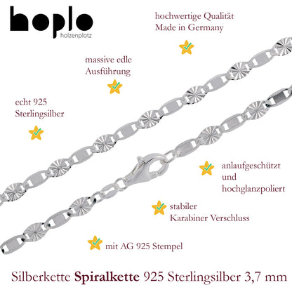 Silberketten Halsketten - echt 925 Sterlingsilber - Made in Germany