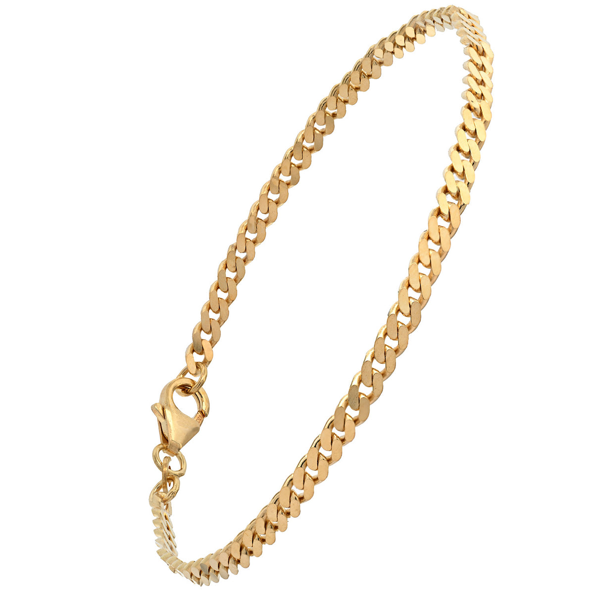 Goldkette Panzerkette Breite 3,4mm - 333-8 Karat Gold