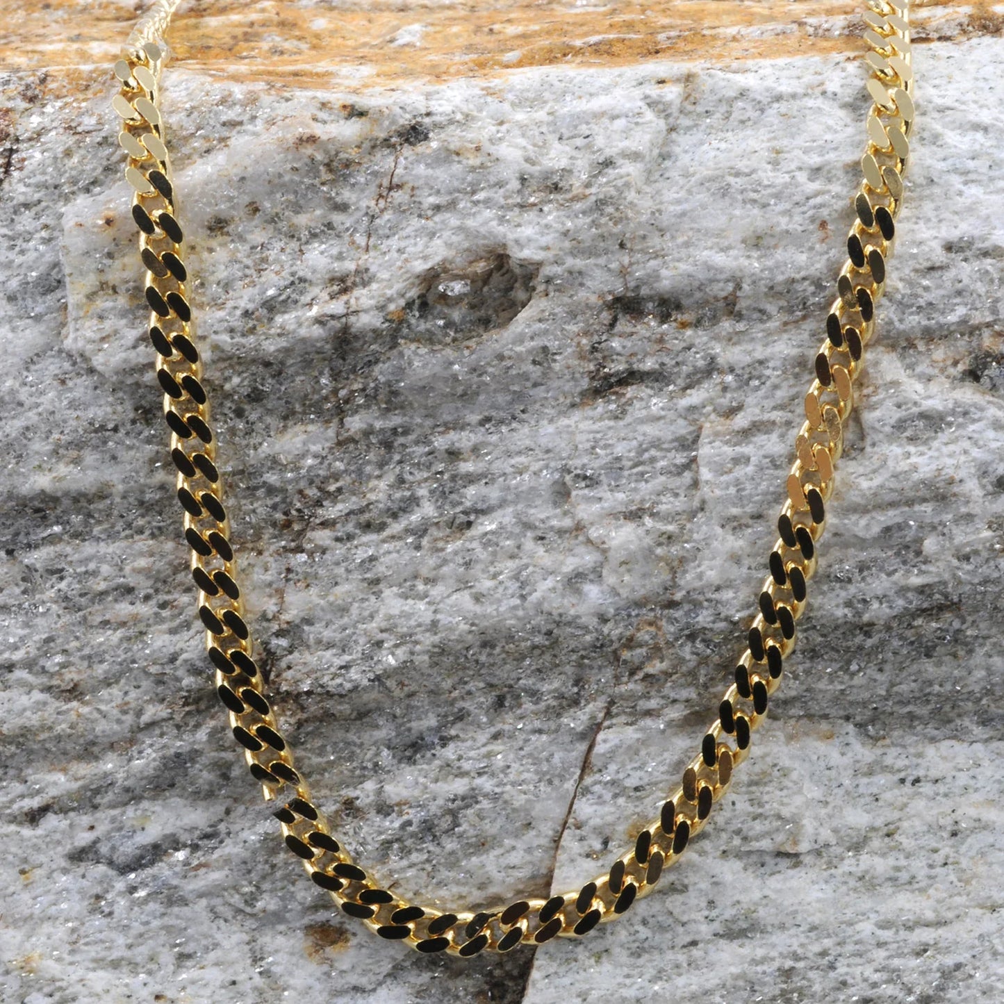 Goldkette Panzerkette Breite 3,4mm - 333-8 Karat Gold