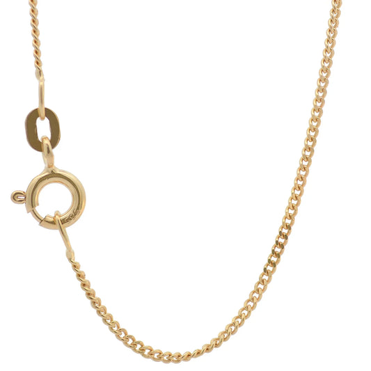 Panzerkette Halskette Breite 1,2 mm - 585 - 14 Karat Gold Auswahl