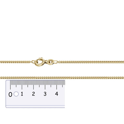 Goldkette Panzerkette Breite 1,6mm - 333-8 Karat Gold
