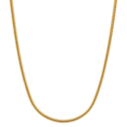 Schlangenkette Halskette Breite 1,0 mm - 750 - 18 Karat Gold Auswahl