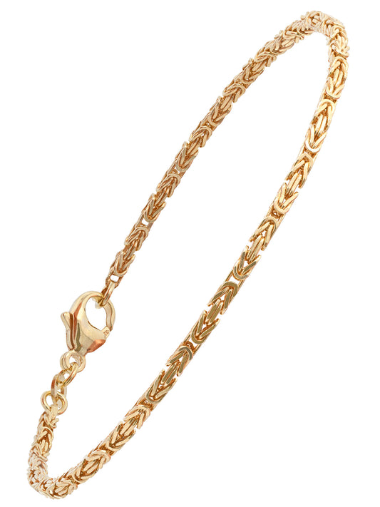 Goldkette Königskette Armkette Breite 1,8 mm 19 cm 333 - 8 Karat Gold