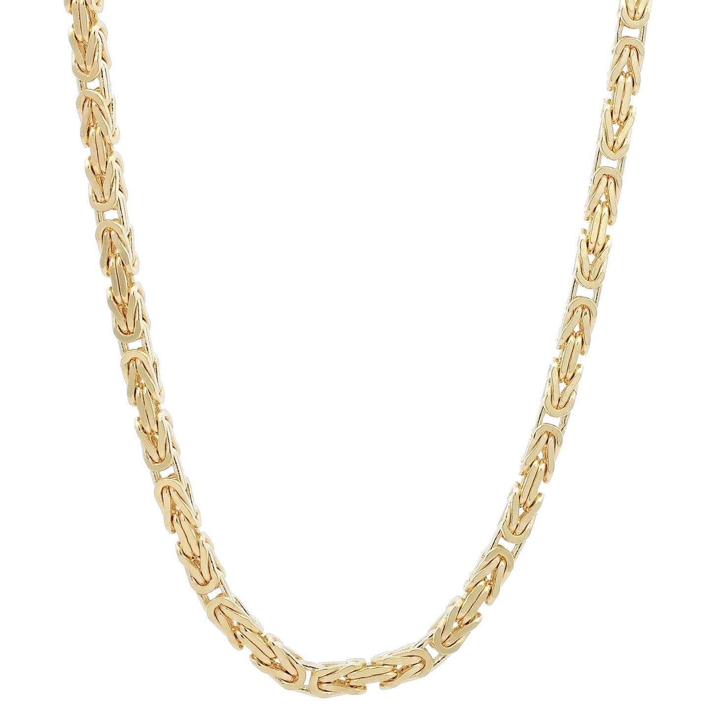 Goldkette Königskette Halskette Breite 1,8 mm massiv 333-8 Karat Gold