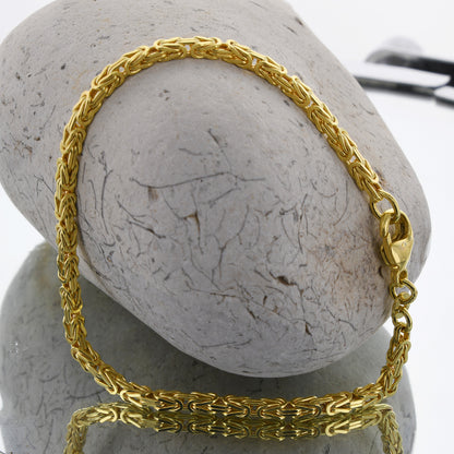 Goldkette Königskette Halskette Breite 1,8 mm massiv 333-8 Karat Gold
