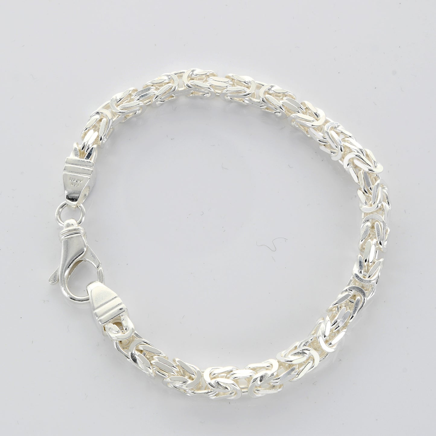 Königskette Halskette oder Armband Breite 5,1 mm - massiv 925 Sterlingsilber Auswahl
