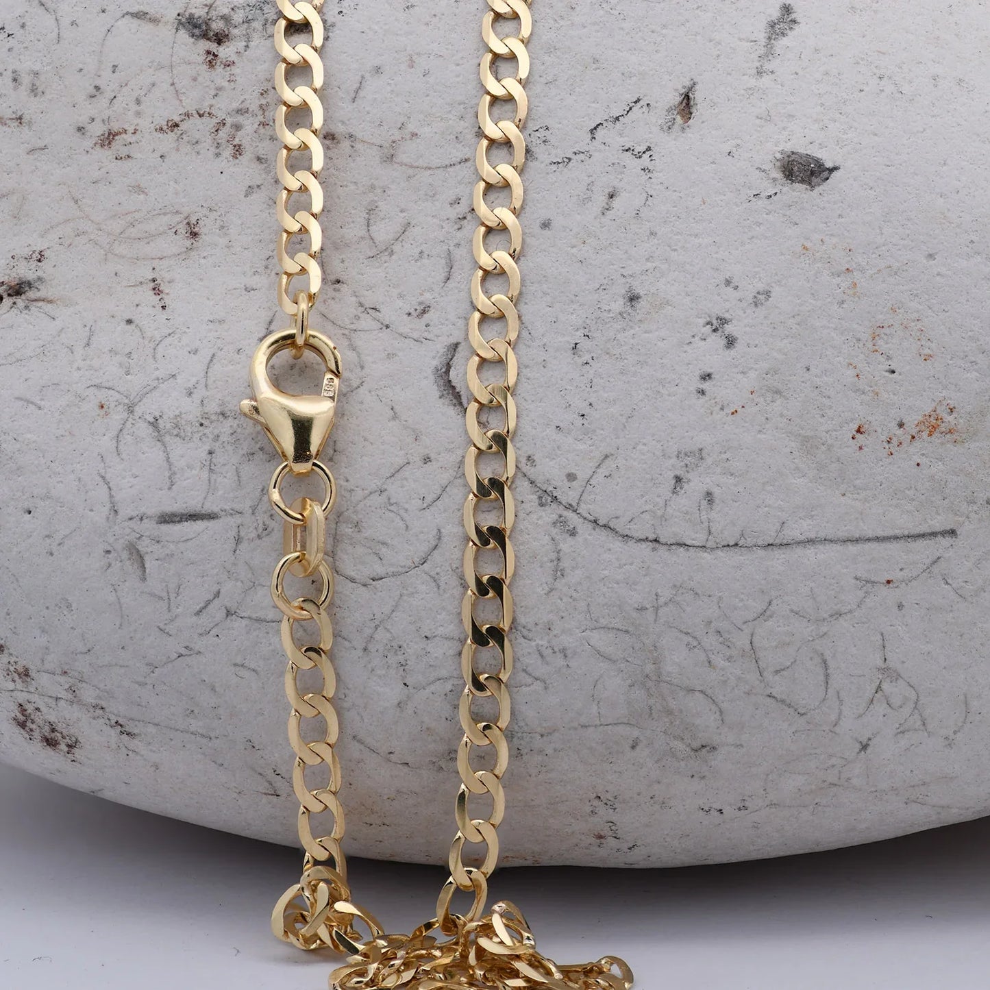 Goldkette Panzerkette Breite 2,6mm - 585-14 Karat Gold