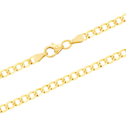 Goldkette Panzerkette Breite 3,3mm - 333-8 Karat Gold