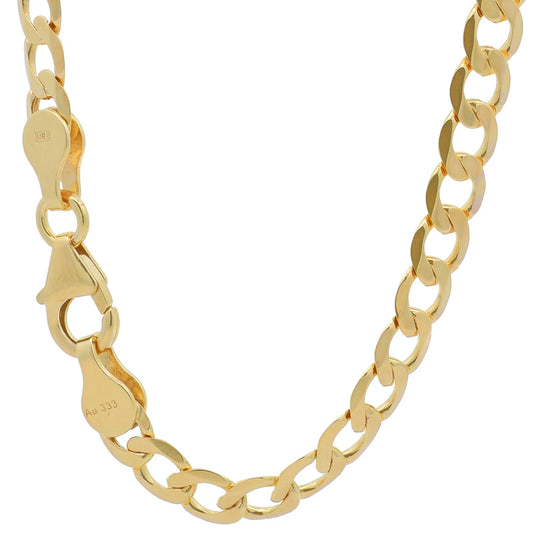 Goldkette Panzerkette Breite 5,0mm - 333-8 Karat Gold