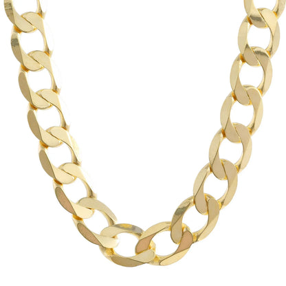 5,0 mm weit 585 14 Karat Gold Halskette Panzerkette massiv Gold hochwertige Goldkette  Länge frei wählbar