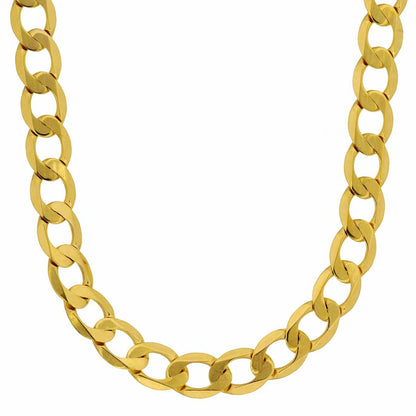 5,0 mm 50 cm 585 - 14 Karat Gold Halskette Panzerkette massiv Gold hochwertige Goldkette  13,5 g