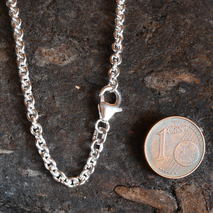 Silberkette Ankerkette Breite 3,2mm - 925 Silber