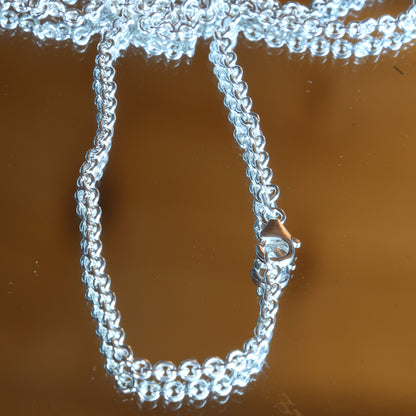 Silberkette Ankerkette Breite 3,2mm - 925 Silber