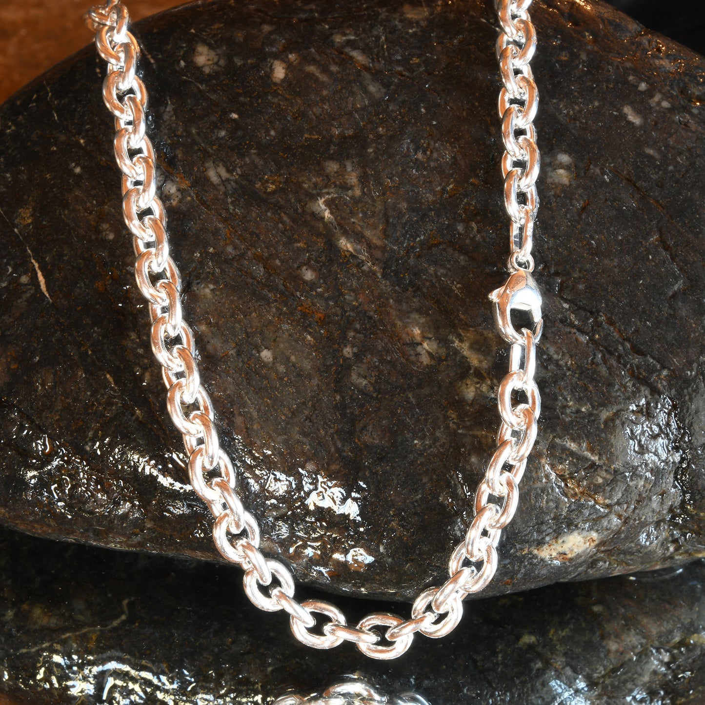 Silberkette Ankerkette Breite 5,4mm - 925 Silber