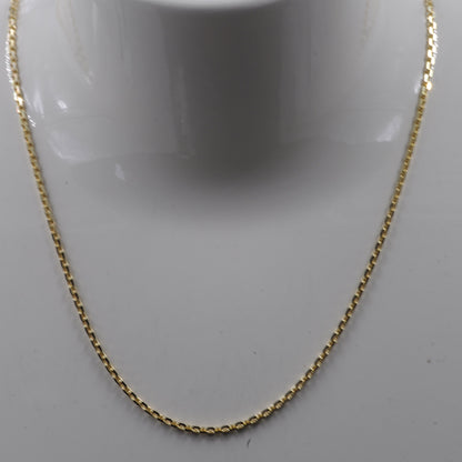 Ankerkette diamantiert Halskette - 333 - 8 Karat Gold