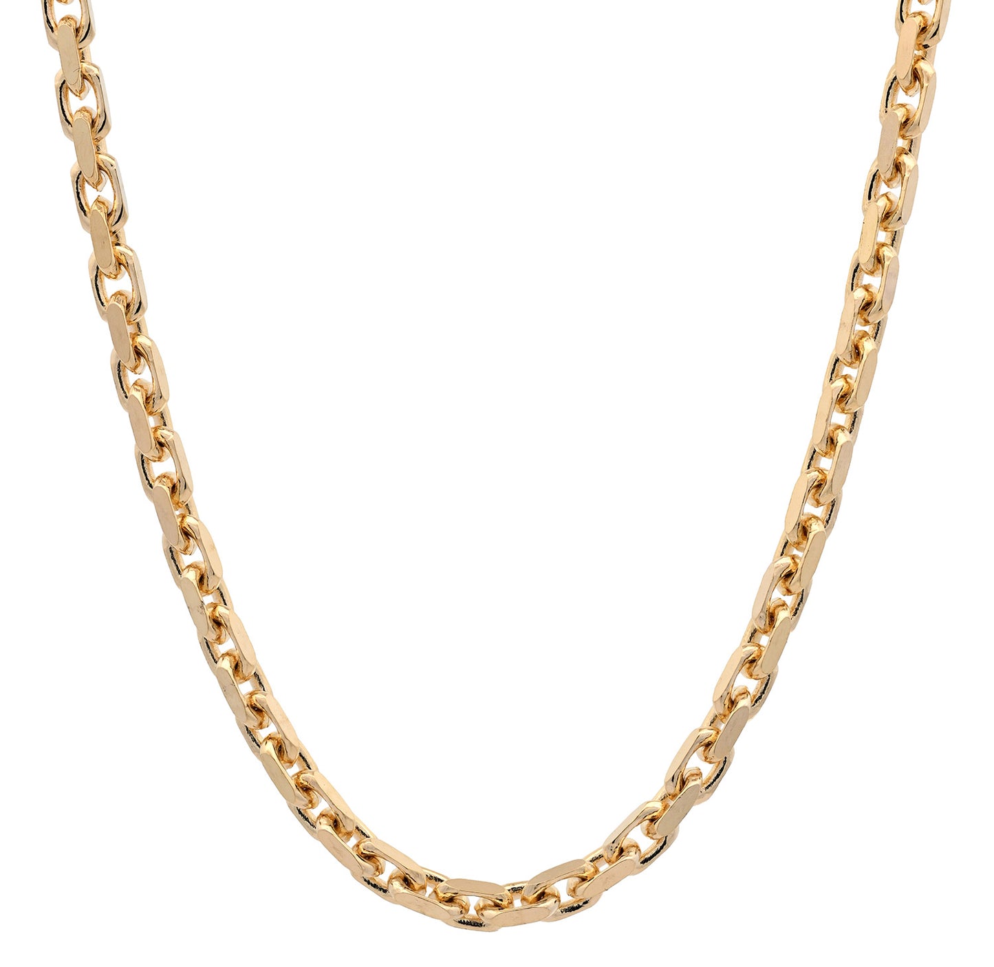 Ankerkette diamantiert Halskette - 333 - 8 Karat Gold