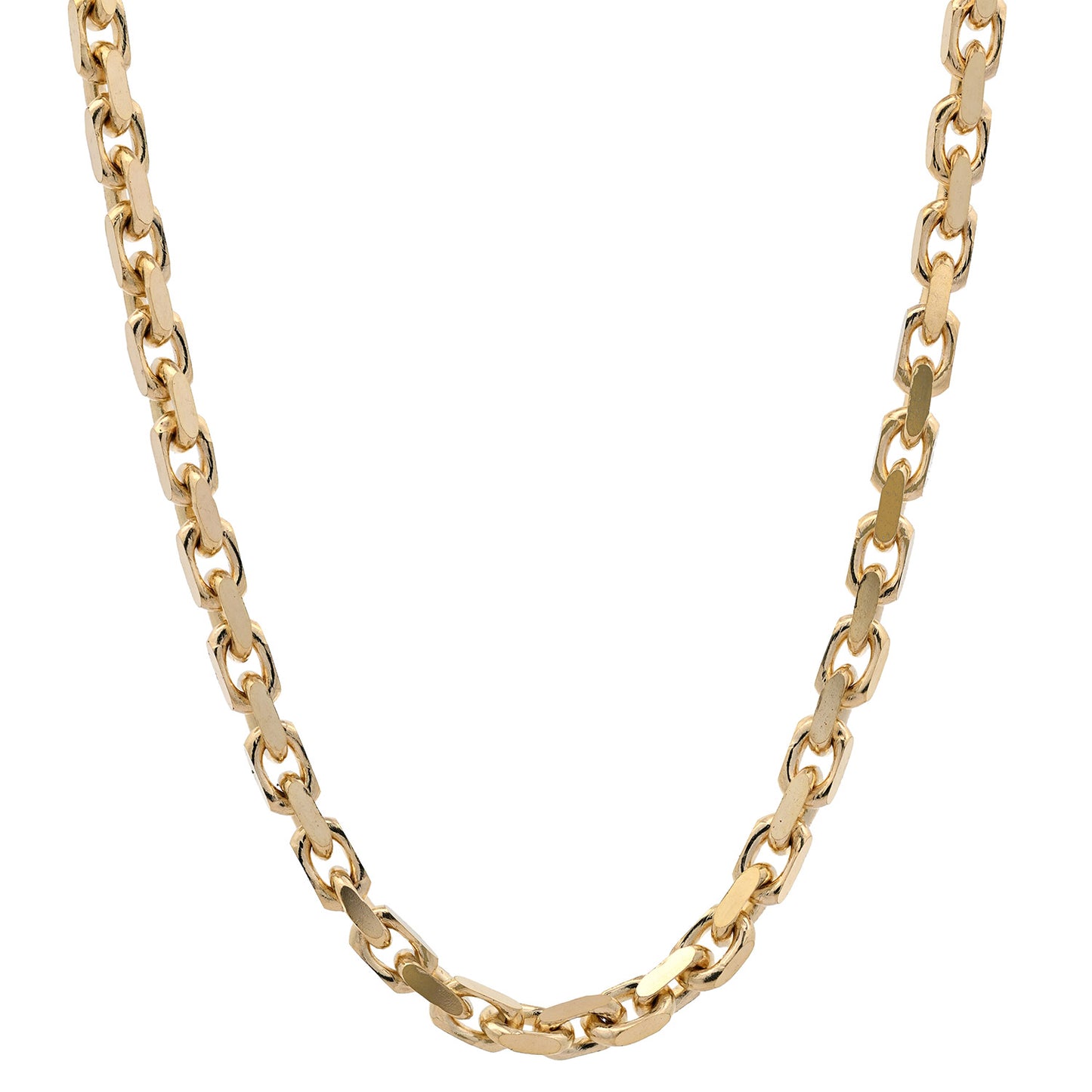 Ankerkette diamantiert Halskette - 333 - 8 Karat Gold