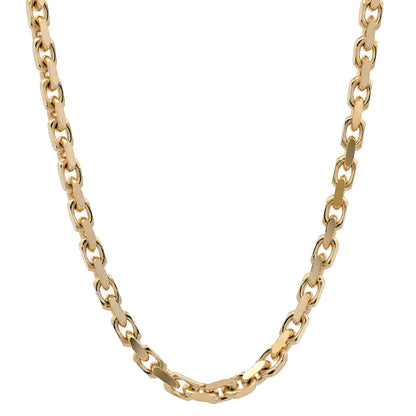 Ankerkette diamantiert Halskette - 333 - 8 Karat Gold