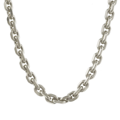 Silberkette Echt 925 Sterlingsilber Ankerkette diamantiert Silber Halskette - Damenkette und Herrenkette Made in Germany