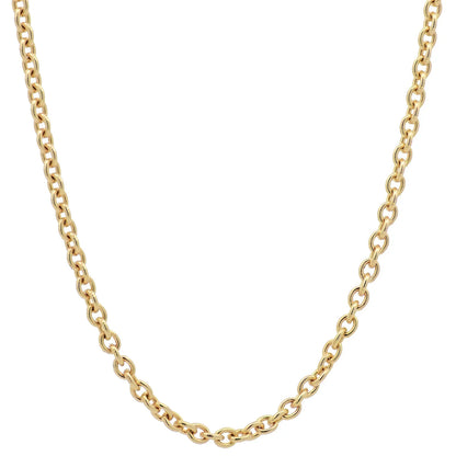 Goldkette Ankerkette rund Halskette Breite 1,5 mm - 333 - 8 Karat Gold