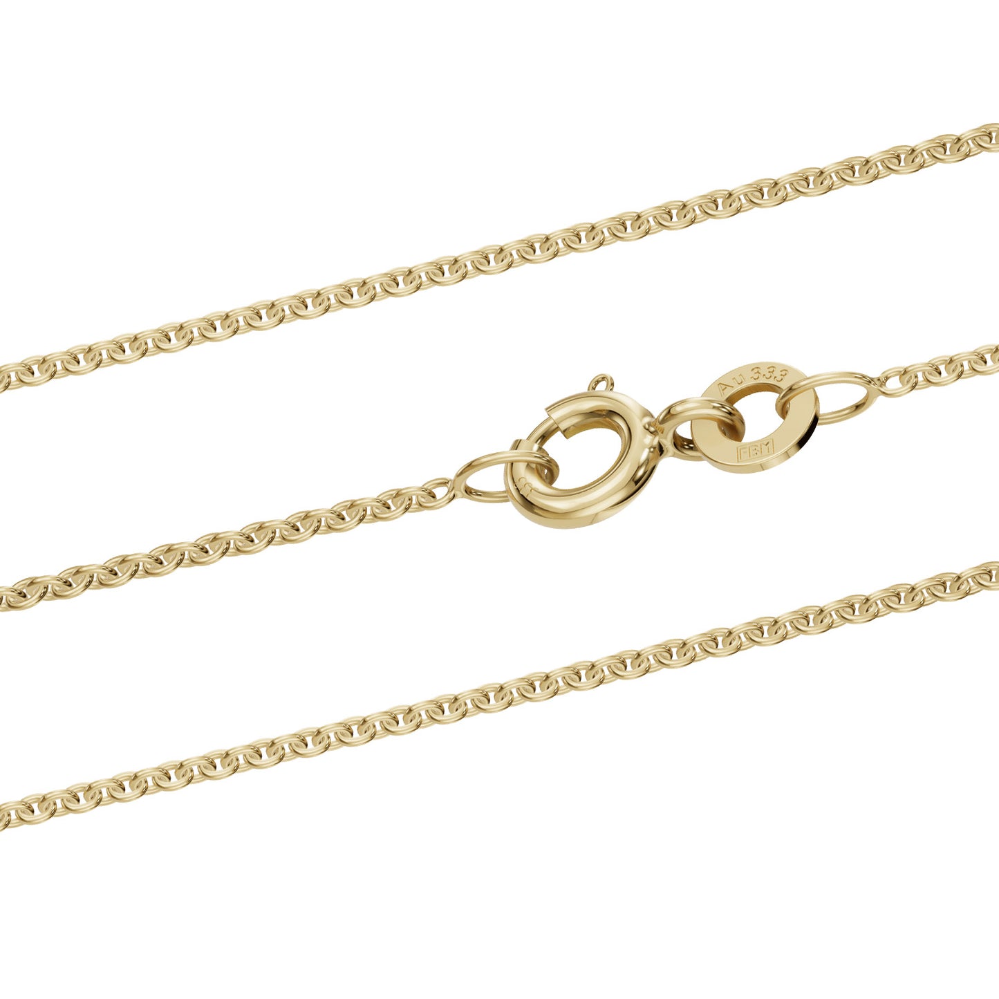 Goldkette Ankerkette 1,1 mm 333 - 585 - 750 Gold oder Silber vergoldet