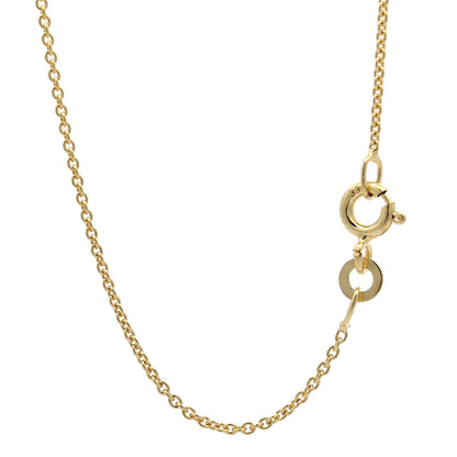 Goldkette Ankerkette 1,1 mm 333 - 585 - 750 Gold oder Silber vergoldet