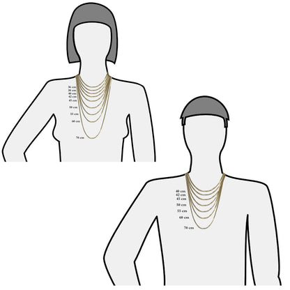 Goldkette Ankerkette 1,5 mm 333 - 585 - 750 Gold oder Silber vergoldet