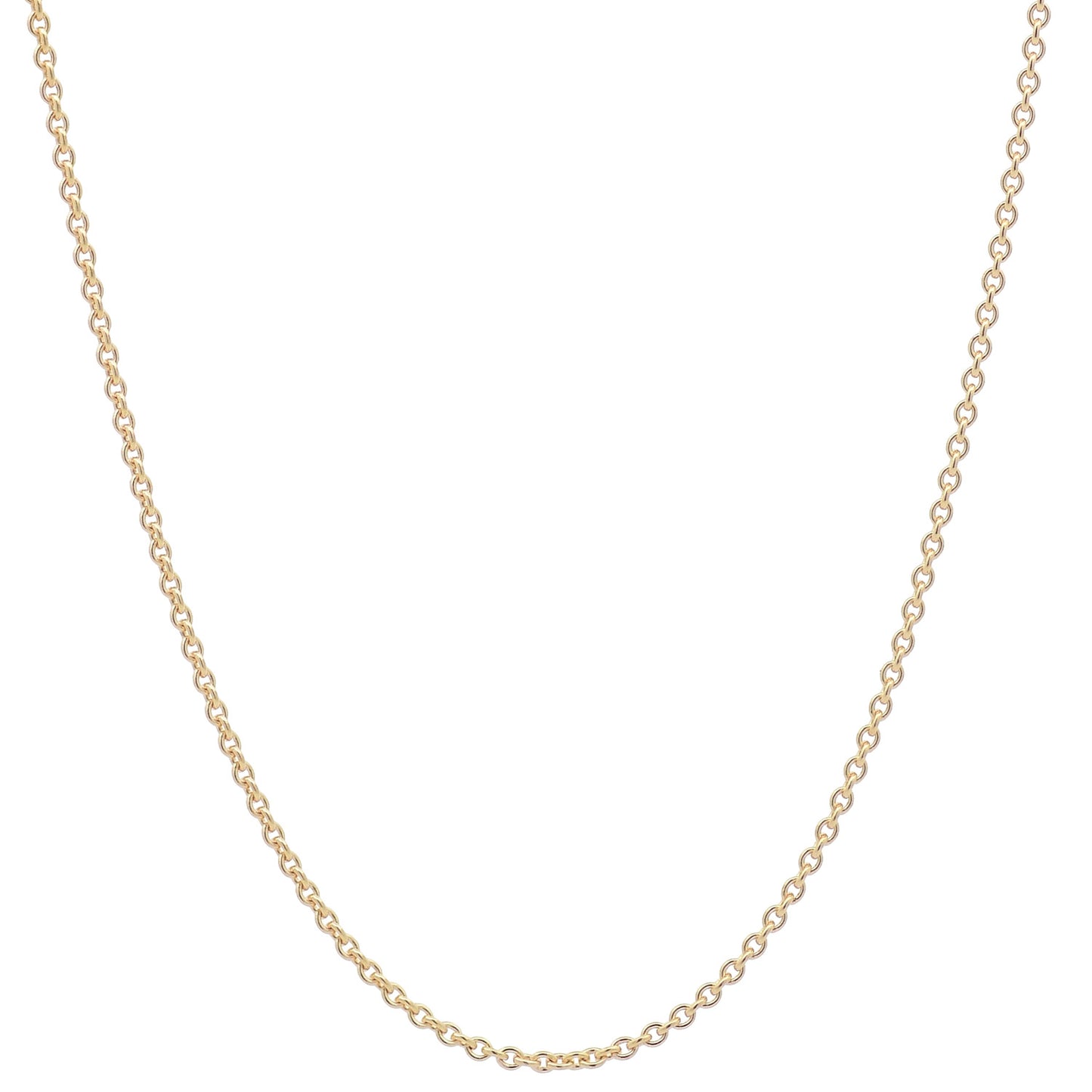 Ankerkette rund Halskette  585 - 14 Karat Gold Auswahl
